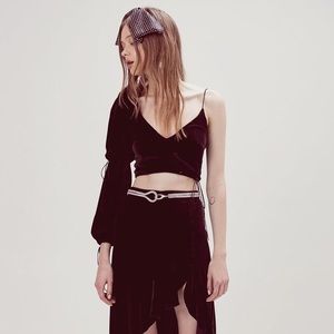 For Love and Lemons Viva Crop Top